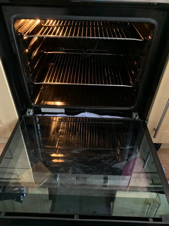 single oven clean