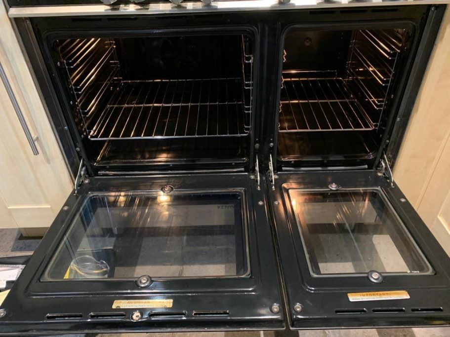 Professional oven clean